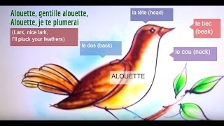 Alouette  French Lyrics with English Translation [upl. by Elayne65]