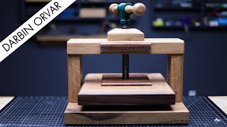 Making an EPIC Handcrafted BOOK PRESS [upl. by Laenahtan]