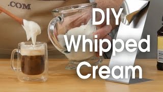 DIY whipped cream in 60 seconds [upl. by Jepum]