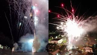 2018 4th of July Fireworks Show  with Drone [upl. by Haleigh]