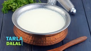 Curds How to make curds dahi yogurt at home by Tarla Dalal [upl. by Lindon]