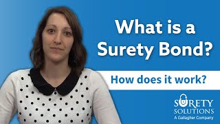 What is a Surety Bond amp how does it work [upl. by Guenna]