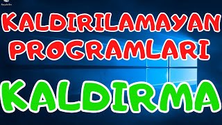 Denetim Masasından Kaldırılamayan Programları Kaldırma PROGRAMSIZ ESET Antivirüs Kaldırma [upl. by Janessa]