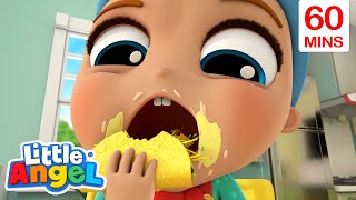 Mealtime Song  Full Episode  Little Angel  Kids TV Shows Full Episodes [upl. by Coucher997]