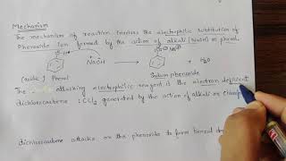 ReimerTiemann Reaction and Gattermann Reaction [upl. by Neumann485]