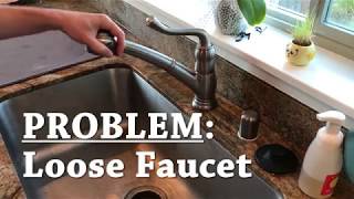 How To 001  Loose Faucet [upl. by Nodyarb]