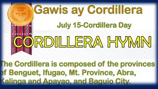 Cordillera Hymn with lyrics [upl. by Dnarud116]