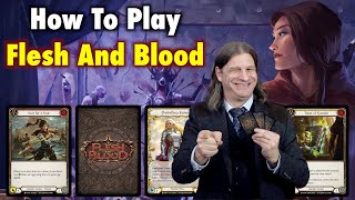 How To Play Flesh And Blood TCG Learn To Play In Less Than 15 minutes [upl. by Loutitia]