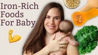 The Best IRONRICH Foods for Babies and How to Increase Absorption [upl. by Anawyt]