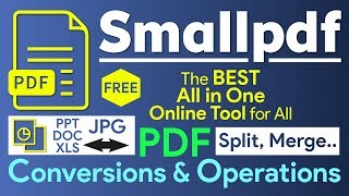 Smallpdf  FREE All in One Online Tool for PDF Conversions amp Operations  PDF Converter [upl. by Bartholemy]