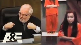 Court Cam Woman Curses at a Judge Season 1  AampE [upl. by Holtorf974]