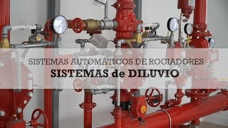 FUNCIONAMIENTO DE SISTEMAS DE DILUVIO DE ROCIADORES E Firepiping Showroom [upl. by Jedlicka]