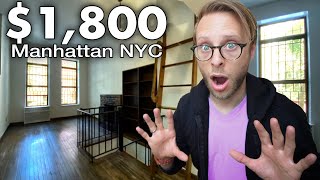 I Found New York’s Cheapest Loft Apartment 1800 Per Month [upl. by Dnesnwot]