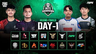 PUBG Mobile NEPX Showdown  Grand Finals Day 1 [upl. by Ecienahs]