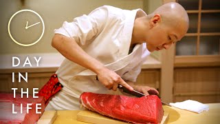 A Day In The Life Of A Sushi Master • Tasty [upl. by Ahsinav]