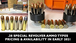 38 Special Revolver Ammo Types Pricing amp Availability in Early 2021 with 38 Special Ammo Shortage [upl. by Erkan]