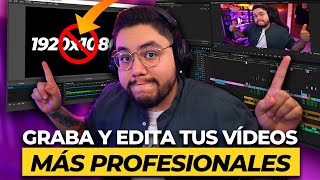 ¡Así grabo y edito mis vídeos para YouTube Trucos y tips para verte más profesional  Duodedos [upl. by Hulburt]