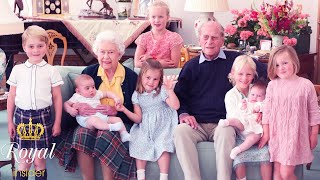 The Queen amp Prince Philip surrounded by greatgrandchildren in newly released photos  Royal Insider [upl. by Llevram]