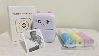 Unboxing  Portable Bluetooth Mini Thermal Printer [upl. by Rosemare]