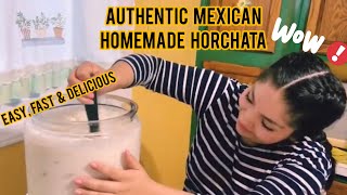 How To Make Horchata  An Authentic Mexican Recipe EVERYONE Will Love Easy Fast amp Delicious [upl. by Thirzi]