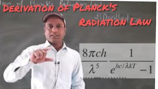 Derivation of Plancks Radiation Law [upl. by Llij777]