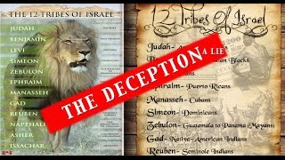 12 Tribes of Israel Chart The Lie on Judah [upl. by Bakki]