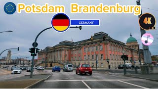 POTSDAM BRANDENBURG GERMANY 4K DRIVING TOUR [upl. by Hahcim]