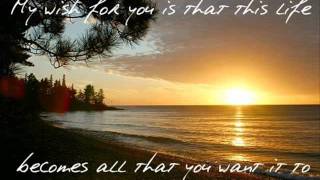 Rascal Flatts  My Wish Lyrics On Screen [upl. by Hgielrebmik583]