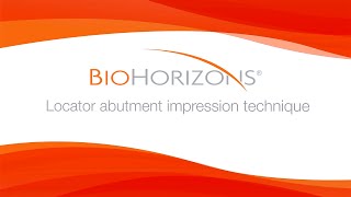 Locator® abutment impression technique [upl. by Aidekal]