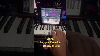 Diana REGGAE KARAOKE karaokemusic [upl. by Ahsikym]