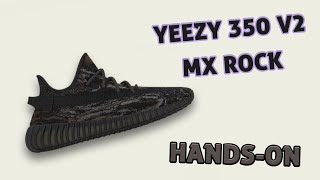 adidas Yeezy 350 V2 MX Rock  HandsOn [upl. by Guillema]