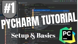 Pycharm Tutorial 1  Setup amp Basics [upl. by Mychael]