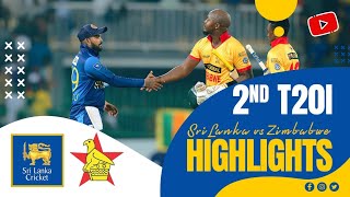 2nd T20I Highlights  Sri Lanka vs Zimbabwe 2024 [upl. by Nodlew]