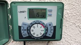 Setting a ORBIT indooroutdoor timer [upl. by Galanti]