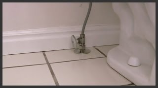 Toilet shut off valve replacement [upl. by Crofton]