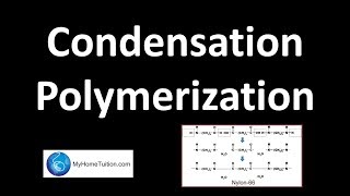 Condensation Polymerisation  Chemistry [upl. by Alimrahs]