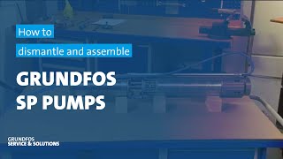 How to repair Grundfos SP pumps [upl. by Cy]