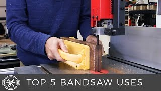 Top 5 Uses for a Band Saw  How to Use a Bandsaw [upl. by Wellesley]