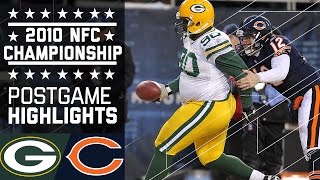 Packers vs Bears 2010 NFC Championship  Game Highlights  NFL [upl. by Cyd]