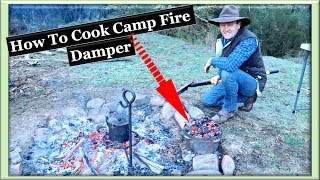 How To Cook Camp Oven DAMPER   SIMPLE TIPS [upl. by Amluz707]