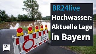 BR24live Bayern bereitet sich auf mögliche Hochwasser vor [upl. by Wiles348]