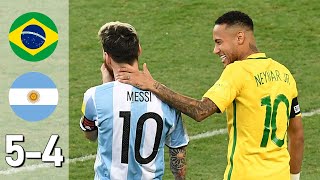 Brazil vs Argentina 54 All Goals amp Extended Highlights [upl. by Meeker234]