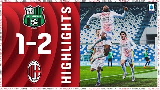 Highlights  Sassuolo 12 AC Milan  Matchday 13 Serie A TIM 202021 [upl. by Ahseinaj]