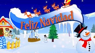 Feliz Navidad  Full Carol With Lyrics  Best Christmas Carols For Kids [upl. by Haily]