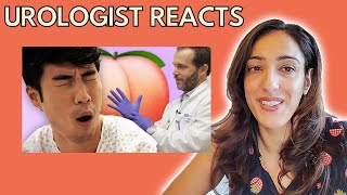 Urologist Reacts to Greys Anatomy  Surgery for HUGE Testicles [upl. by Yotal]