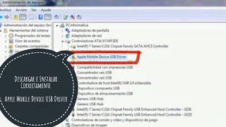 Apple Mobile Device USB Driver Solución controlador no detectado DescargarInstalar 32 bit 64 bit [upl. by Imena]