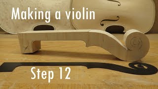 Making a violin  step 12  the scroll [upl. by Annaeerb]