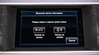 Range Rover Evoque Instructional Video Bluetooth Pairing [upl. by Sarchet569]