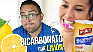 BLANQUEAR LOS DIENTES con BICARBONATO y LIMÓN👄 2019 ME EQUIVOQUE 🤘 [upl. by Lacy]