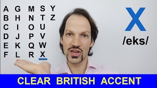 How To Pronounce The English Alphabet BRITISH PRONUNCIATION [upl. by Enyleve336]